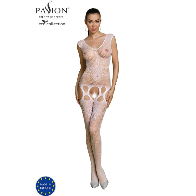 PASSION - ECO COLLECTION BODYSTOCKING ECO BS014 ROJO