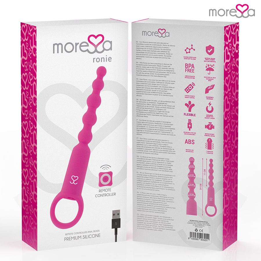 MORESSA - RONIE POTENTE ROSARIO ANAL CONTROL REMOTO  ROSA