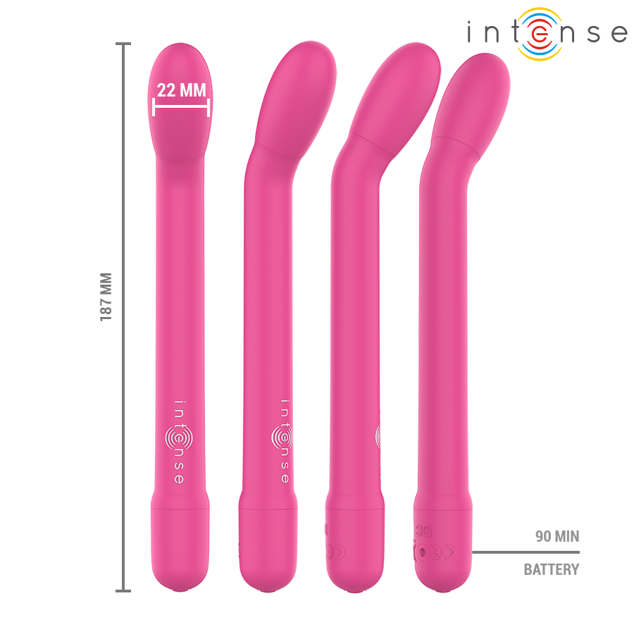 INTENSE - KARLIE ESTIMULADOR PUNTO-G RECARGABLE ROSA