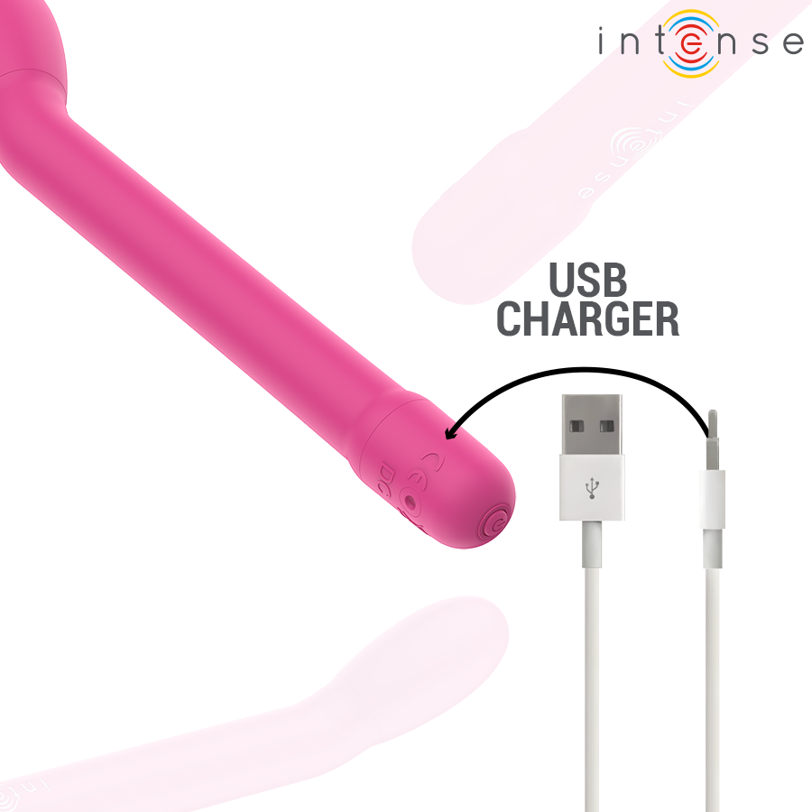 INTENSE - KARLIE ESTIMULADOR PUNTO-G RECARGABLE ROSA